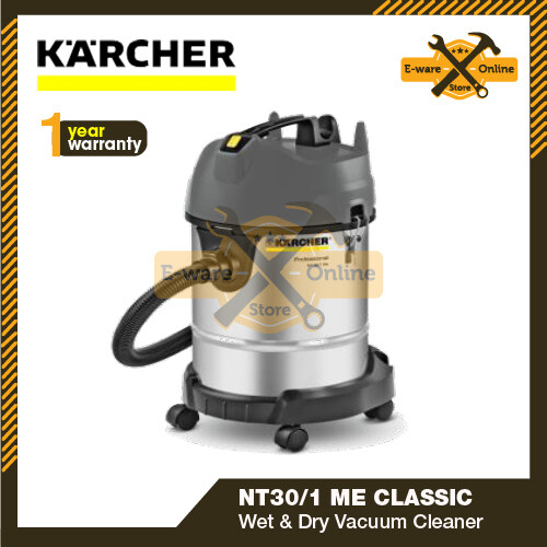 Karcher Nt30 Vacuum Cleaner Wet And Dry With Stainless Steel Tank For