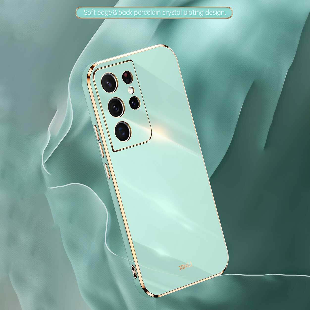 Lenuo Ốp Mềm Mạ 6D Sang Trọng Ốp Điện Thoại Khung Vuông Silicon Cho Samsung Galaxy Note20 Ultra 5G Note 10 Plus Ốp Lưng Lấp Lánh Sáng Bóng Ốp Lưng
