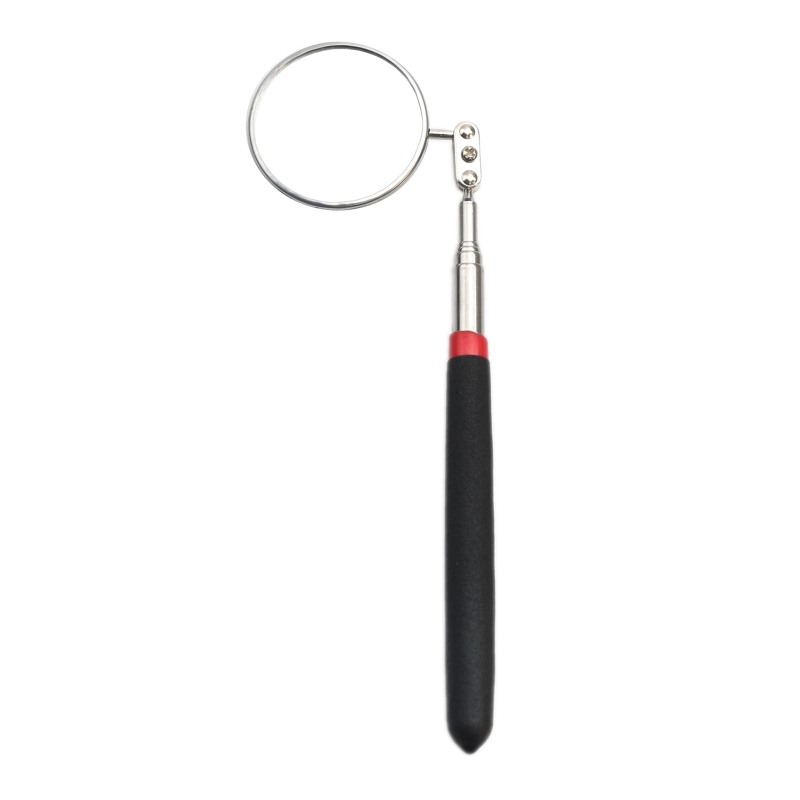 Telescoping Inspection Mirror Round Mirror Inspection Tool for Checking Vehicle Observing Eyelashes Mouth Small Parts