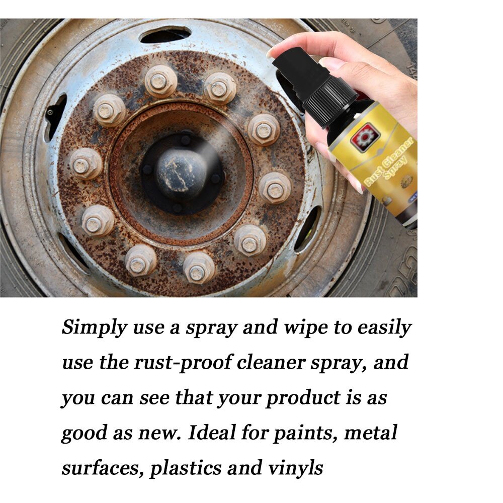 ROMAHOME 【COD】30ml Rust Inhibitor Rust Cleaner Spray Auto Accessories Window Rust Remover Rust Spray Metal Surface Cleaning