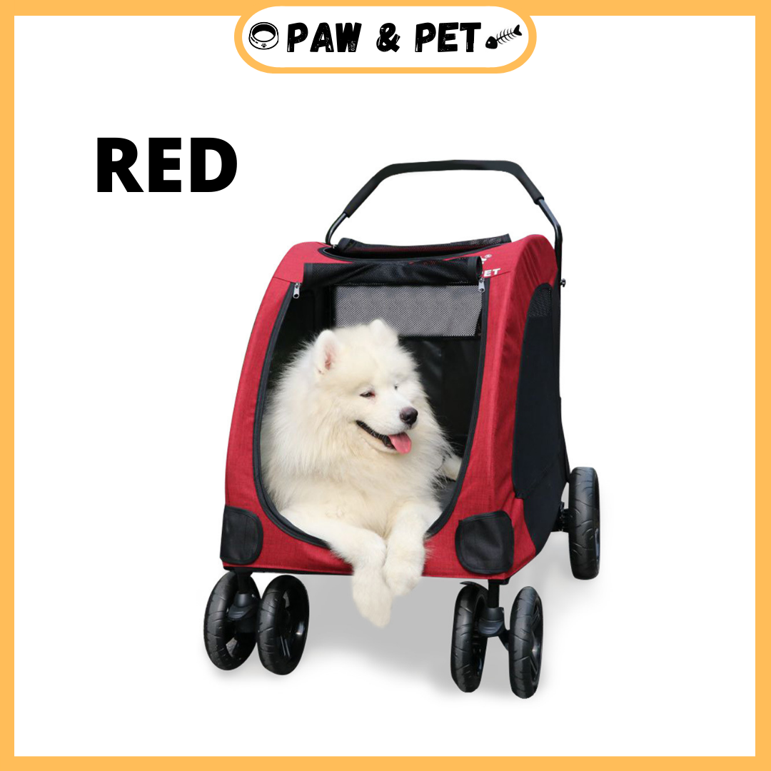 Ready Stock Dodopet Dog Stroller Extra Large Size Pet Trolley Upgraded