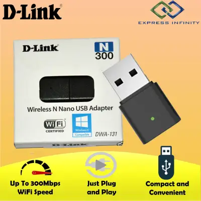D-LINK DWA-131 Wireless N300 Mini WiFi USB Adapter
