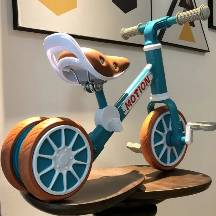 balance bike and tricycle