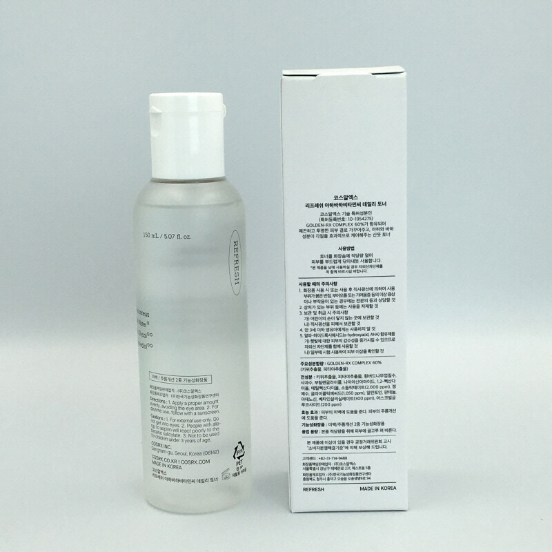 [COSRX] Refresh AHA BHA Vitamin C Daily Toner 150ml