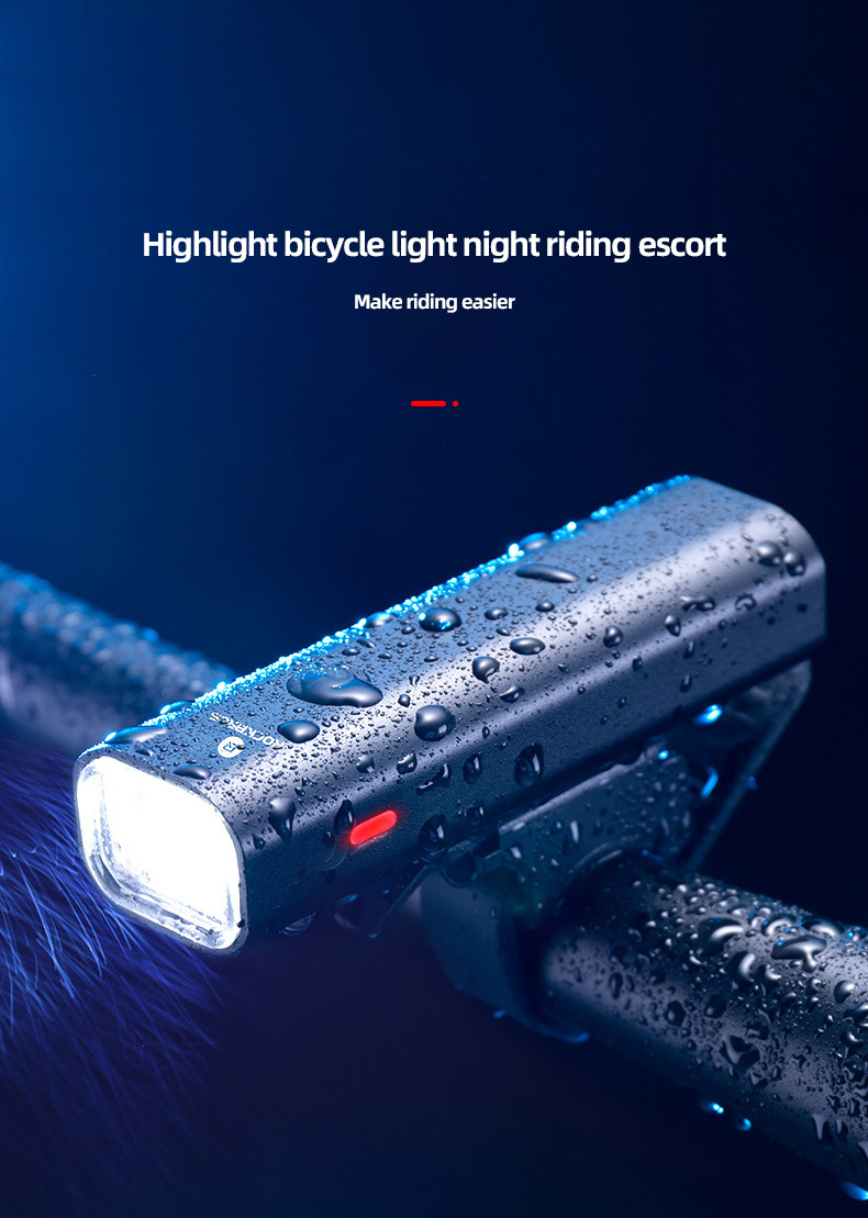 ROCKBROS Bicycle Light Front Light Night Riding Strong Light Flashlight