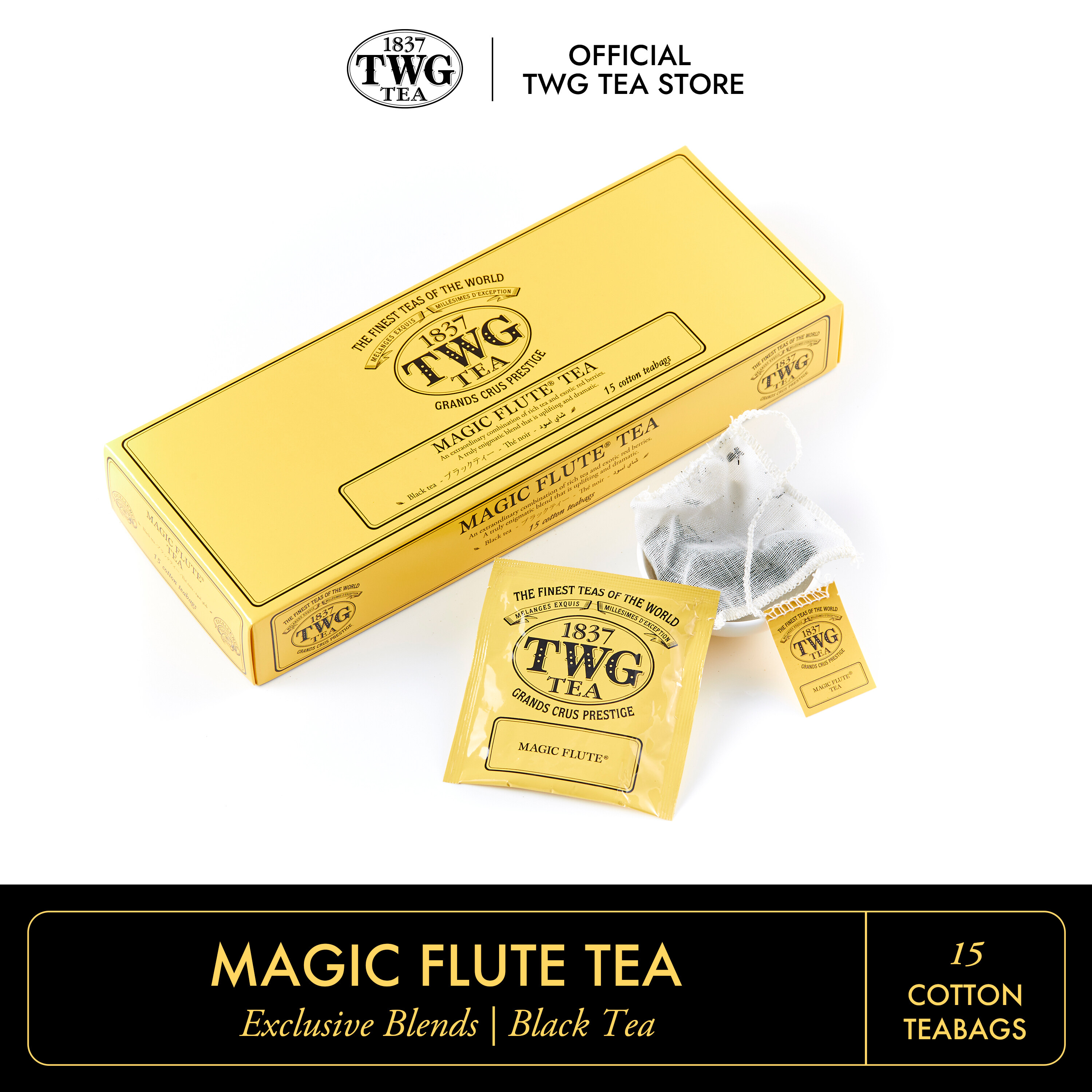 TWG Magic Flute 15個入り、Ritz G. Tea 15個入り TWG Magic Flute 15個入り、Ritz G. Tea 15個入り ギフト包装