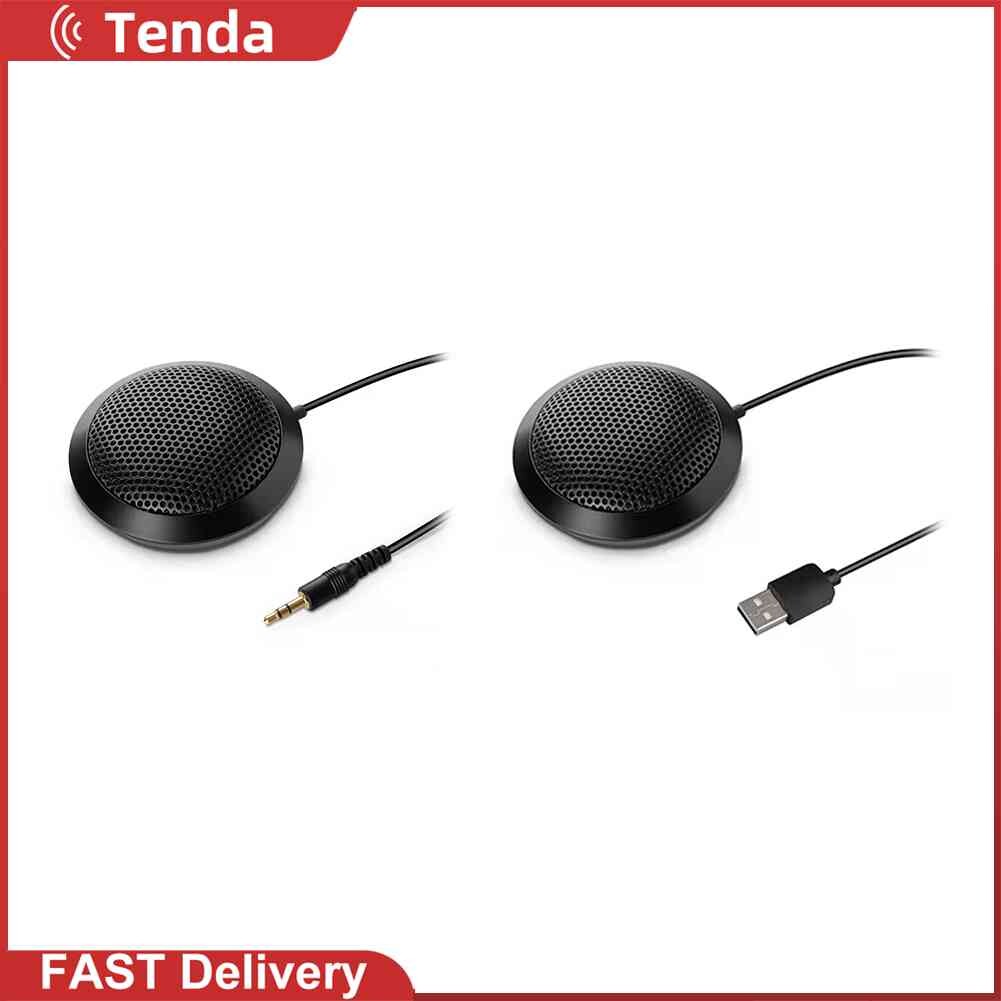 Micrô Hội Nghị USB/3.5Mm Để Bàn Micrô Điện Dung Máy Tính Thu Âm Đa Hướng 360 Cắm Và Chạy Cho Máy Tính Xách Tay PC/Card Âm Thanh/SLR