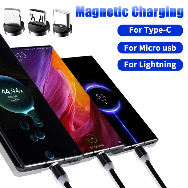 3-trong-1 cáp sạc Lightning Micro USB Type C Cáp sạc nhanh dòng cáp sạc tương thích với Iphone Ipad Điện thoại Android Huawei Xiaomi Samsung Vivo