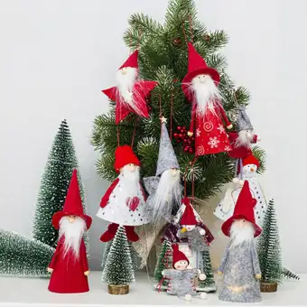 Crazy Deal Christmas Series Dolls Mini Christmas Tree Decorations