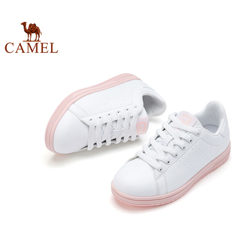 Giày sneaker thể thao trắng dành cho nữ chất liệu thoáng khí êm chân thích hợp nhiều phong cách CAMEL giá rẻ