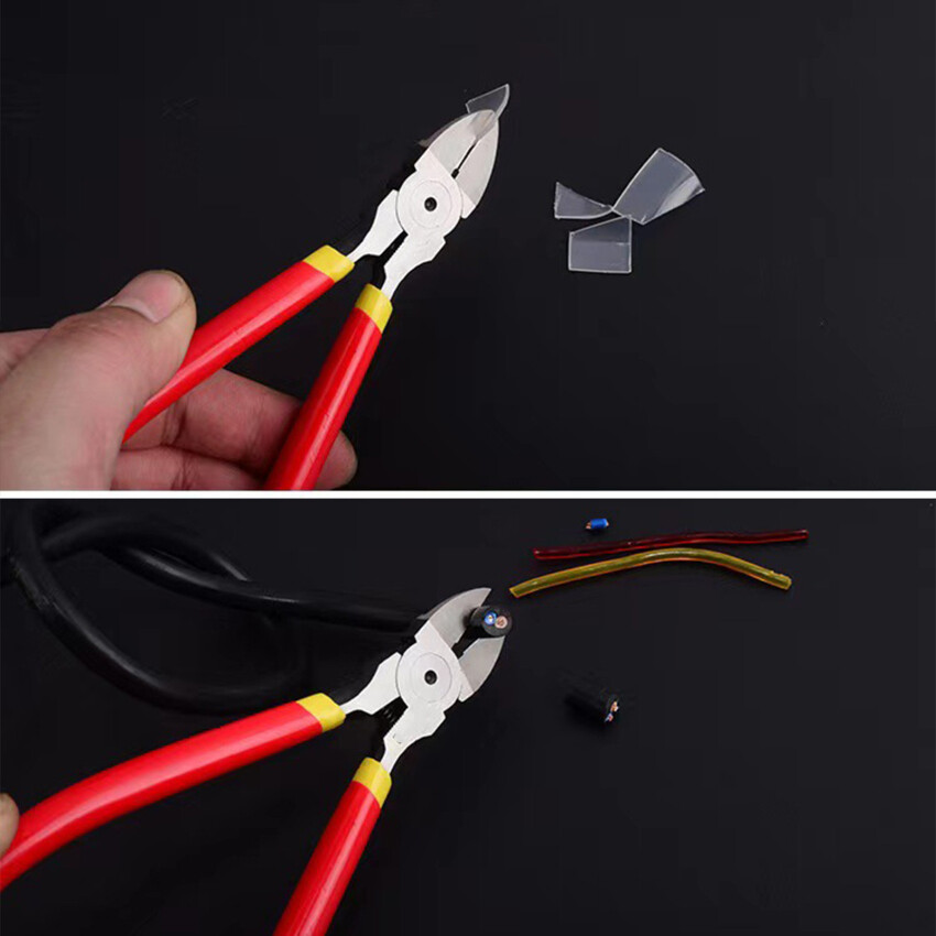 5/6/8inch Kìm chéo đa chức năng dây cáp dây điện Cắt Kìm cắt phẳng tuôn ra nipper dụng cụ cầm tay