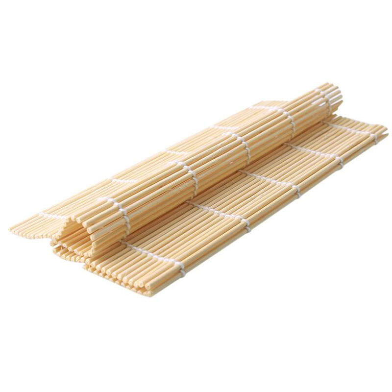 Sushi Mat Bamboo Maker Kit Rice Roll Mold Kitchen DIY Mould Roller Rice Paddle