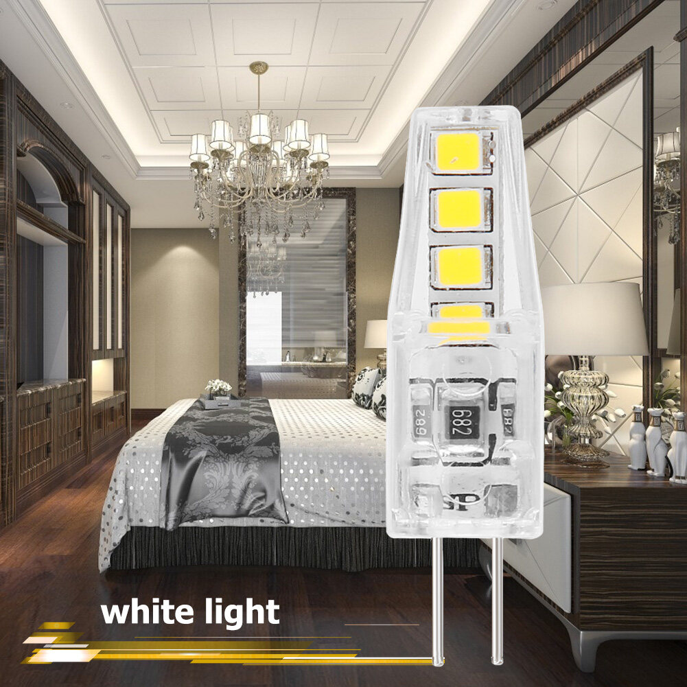 Đèn Ngô Thay Thế Bằng Silicon 220V 2W Bóng Đèn Chùm LED G4 SMD2835 8