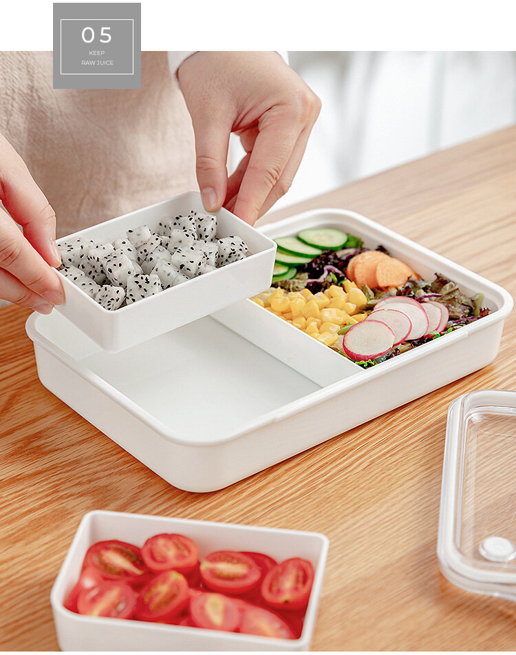 XINLANYASHE [Miễn Phí Vận Chuyển]Hộp cơm hâm nóng vi sóng, hộp đựng trái cây chia, Hộp Ăn Trưa di động, hộp đựng trái cây chia, hộp bảo quản, Hộp Ăn Trưa