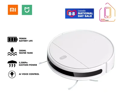 (GLOBAL VERSION) Xiaomi Mijia Robot Vacuum G1 2200pa Mop Vacuum Cleaner Wifi Smart Clean Mi Home APP Smart Control