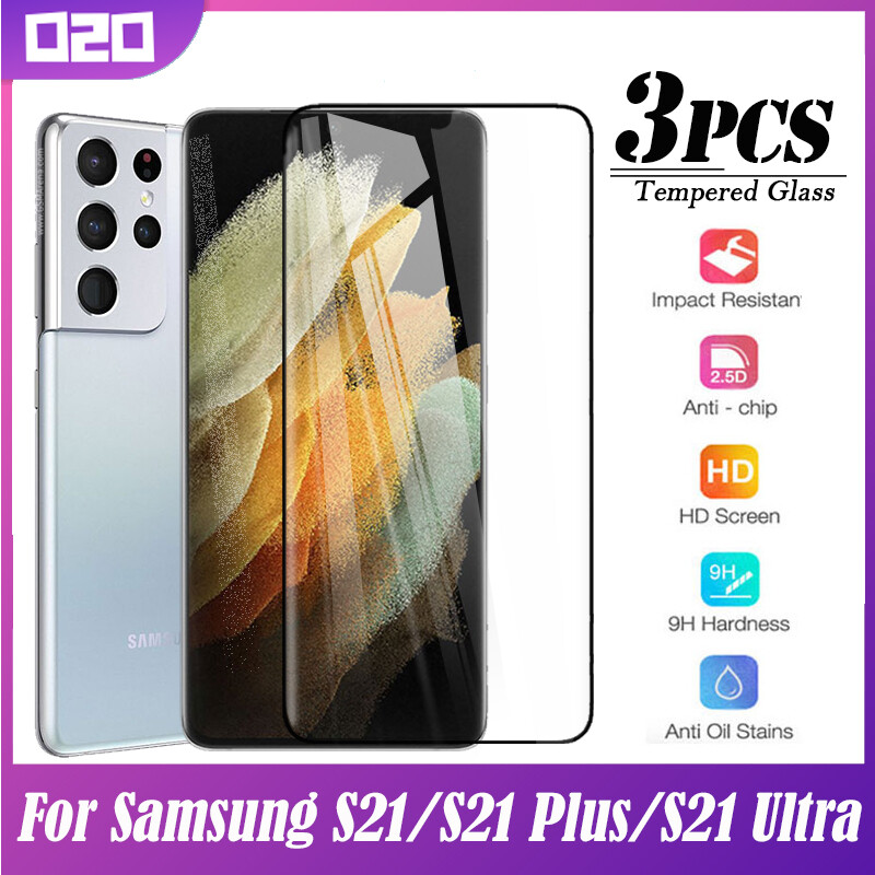 For Samsung Galaxy S21 Ultra 5G 3D Full Cuvred Tempered Glass For Samsung Galaxy S21 plus ultra Front Safety Screen Protector Film For samsung s21 s21+ s21ultra 6.8 inch explosion-proof film