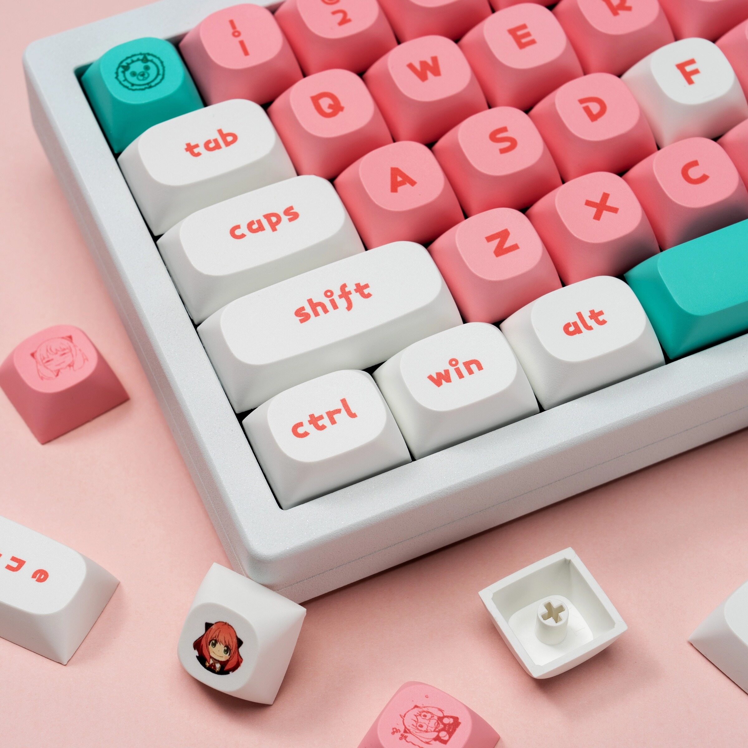 125 Keys mechanical keyboard keycaps PBT Dye sublimation MA profile keycap
