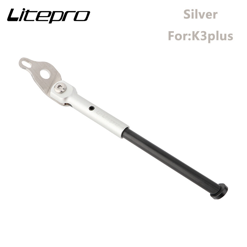 LP Litepro k3 Plus Folding Bike Parking Frame Ultralight Aluminum Alloy Bicycle Foot Support Foldable Bicycle Kickstand 16 inch BMX Parking Stand