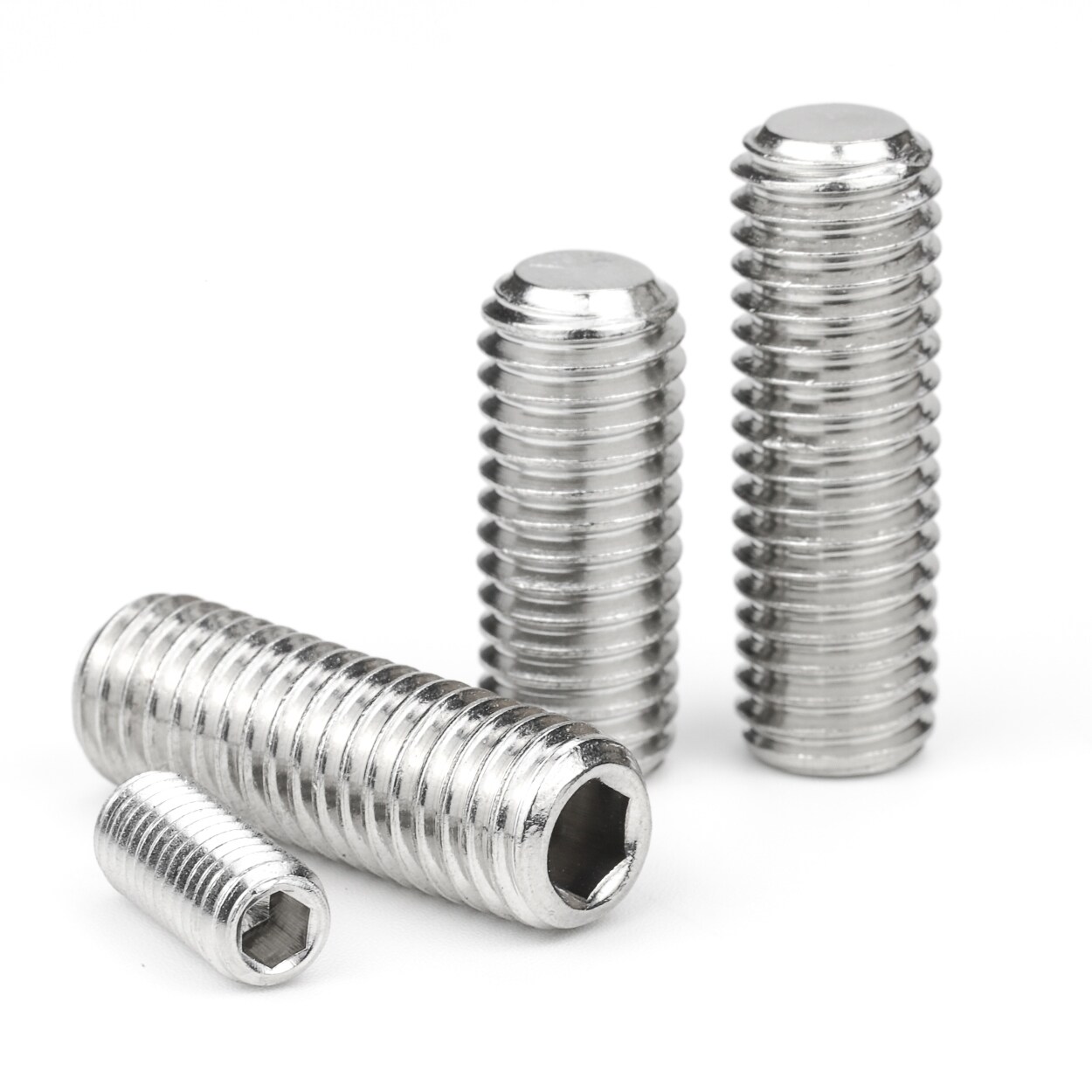 Hex Socket Set Screw Flat Point Grub Screw Hexagonal M2 M2.5 M3 M4 M5