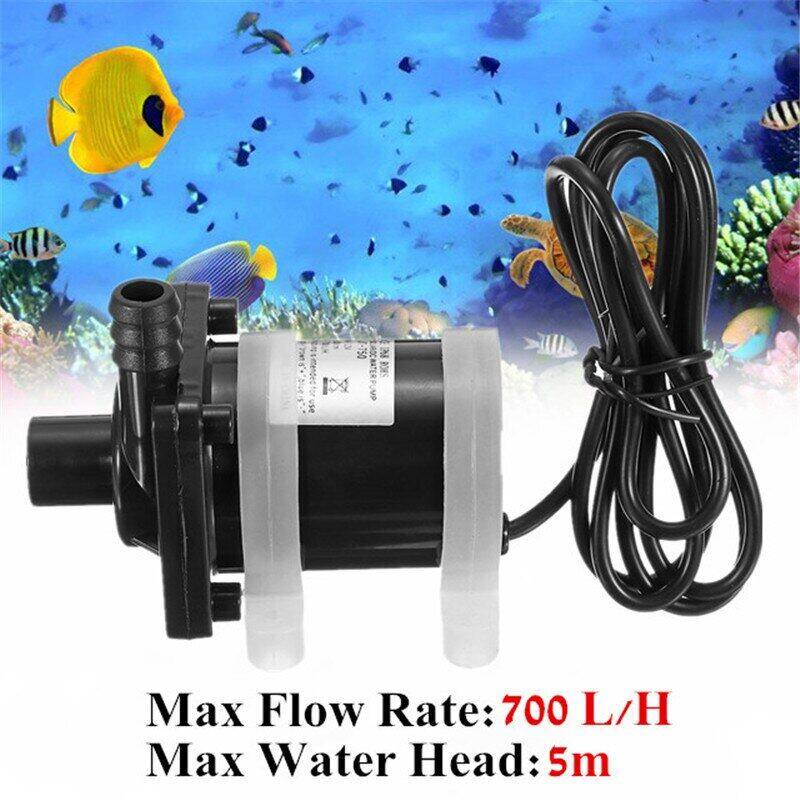 700L/H Brushless Motor Water Pump DC 12V Solar Powered Water Pump Magnetic Submersible Pump Electric Water Pump Tank Fountain Circulator