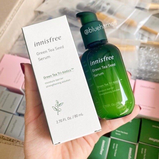 [HCM](Mẫu mới 2021) Serum trà xanh Innisfree Green tea seed serum
