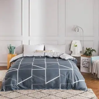 Papa Mima Modern Style Geometry Print Duvet Cover Comforter Quilt
