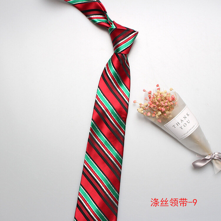 New Christmas Tie Trendy Fashion Personalized Men's and Women's Holiday Tie