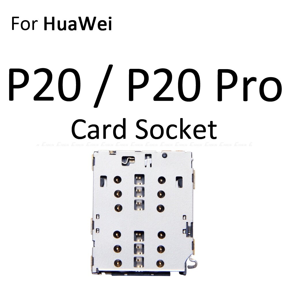 Sim Card Tray Socket Slot Reader Adapter For For HuaWei P20 Pro Lite Micro SD Card Holder Connector Repair Parts