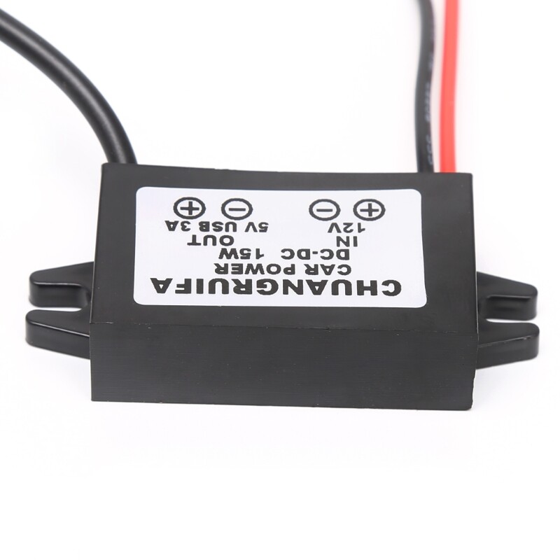✪【Ready Stock】Car Charge DC Converter Module 12V To 5V Micro USB Output Power Adapter 3A 15W