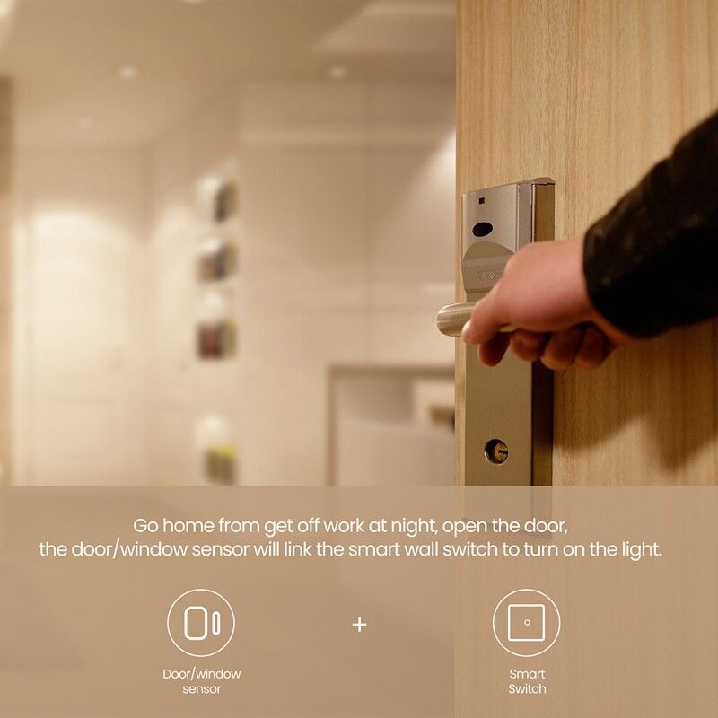 Tuya Zigbee 3.0 Smart Contact Detectors Security Gate Door Window Sensor Transducer Smart Life Home