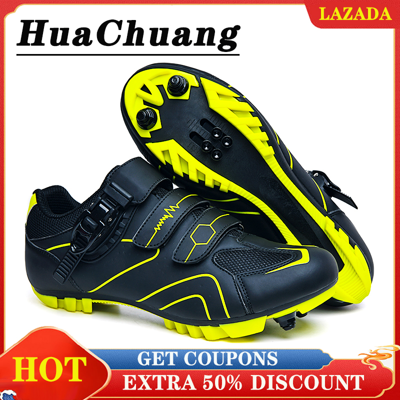 Giày đạp xe huachuang mới 2021 dành cho nam và nữ giày đinh giày đi xe đạp giày đạp xe mtb giảm giá, giày đinh xe đạp leo núi mtb shimano giày đi xe đạp giày đinh xe đạp leo núi đường trường thường ngày cho nam và nữ