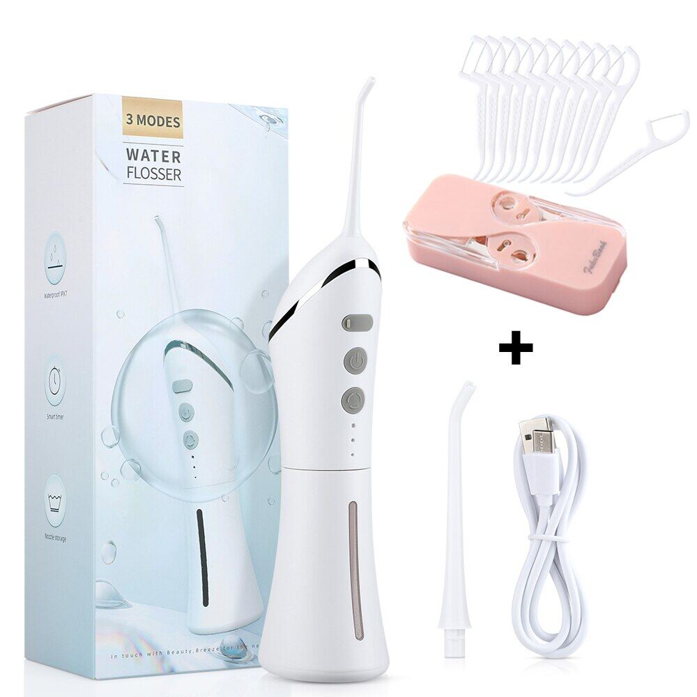 Powerful Dental Water Jet Flosser Electric Oral Irrigator Water Pick ...
