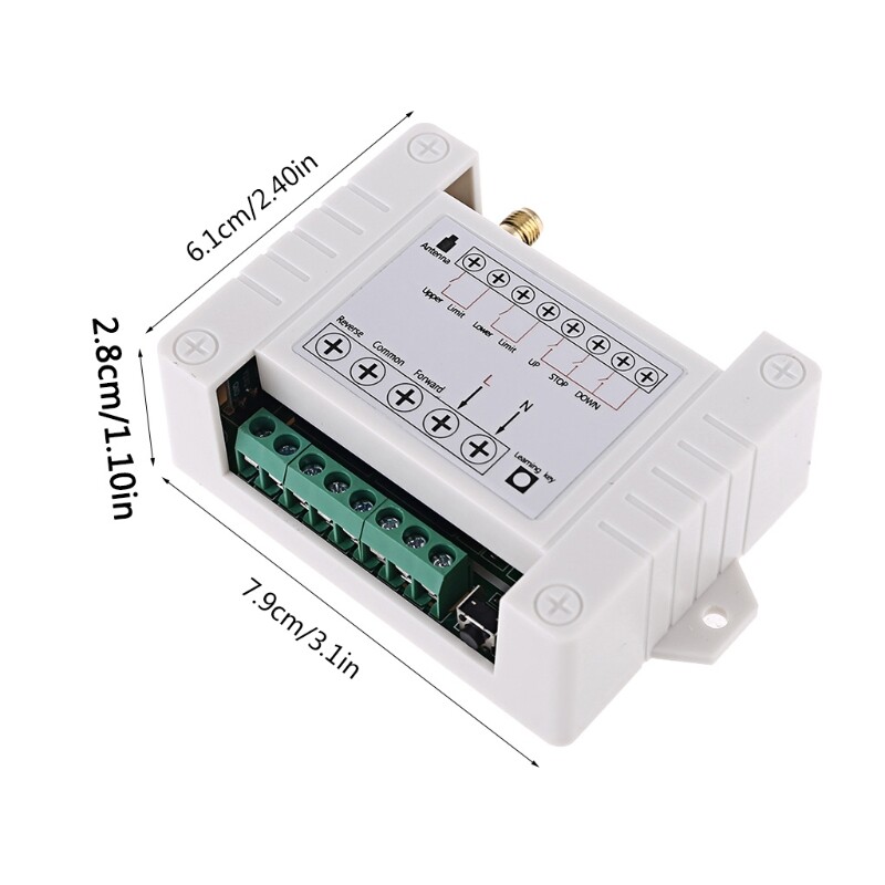 ✪【Yixin Elec】【New Arrival】 Remote for Garage Door DC12V/24V/36/48V Universal Receiver and Transmitter