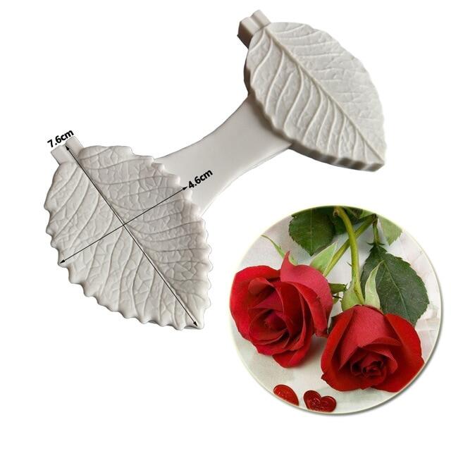 New Roses Petal Silicone Veiner Meridians Sugar Flower Baking Gumpaste Clay Fondant Mould Cake Decorating Toolscs365