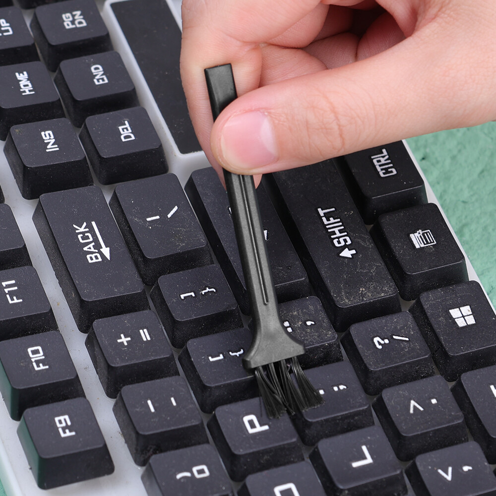 Multifunctional Electrical Mobile Phone Keyboard Long Handle Cleaning Brush To Remove Dust and Small Brush Accessories