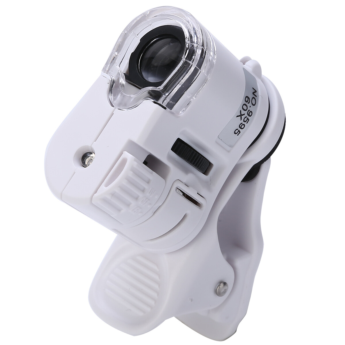 BOKALI 1PCS 60X Smart Mobile Phone Microscope Zoom Micro Camera Clip with LED Light