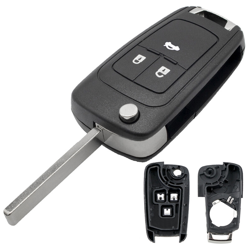 3 Buttons Car Auto Key Fob Case Shell Replacement Flip Folding Remote Cover for Opel Vauxhall Astra Insignia Vectra Corsa Zafira