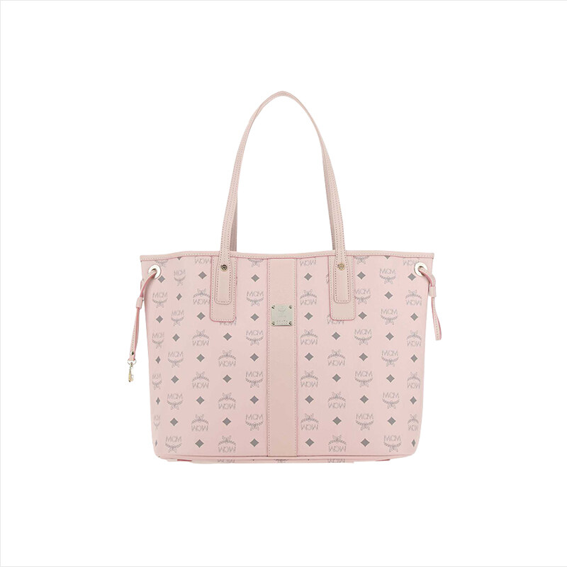 pink mcm tote purse