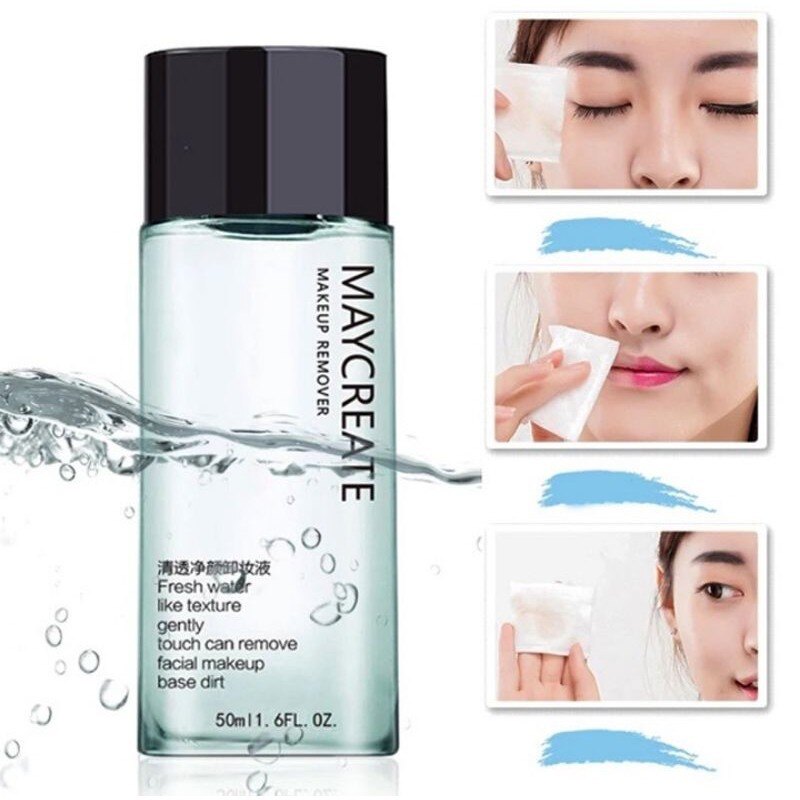 Nước Tẩy Trang Mini Size 50ml MayCreate Chai Xanh