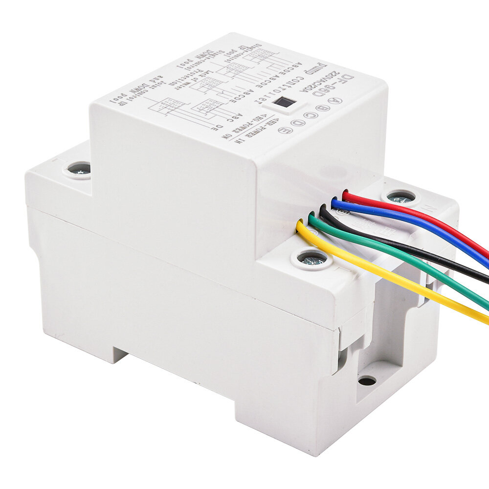 diymore Bộ Điều Khiển Mực Nước Df-96D Df-96Dk Có Cảm Biến Bộ Điều Khiển Bơm Nước Rơ Le Mực Nước Bể Chứa Nước Tự Động Cảm Biến Lưu Lượng Bộ Điều Khiển Bơm Nước Với Đầu Dò Dây 2 Mét