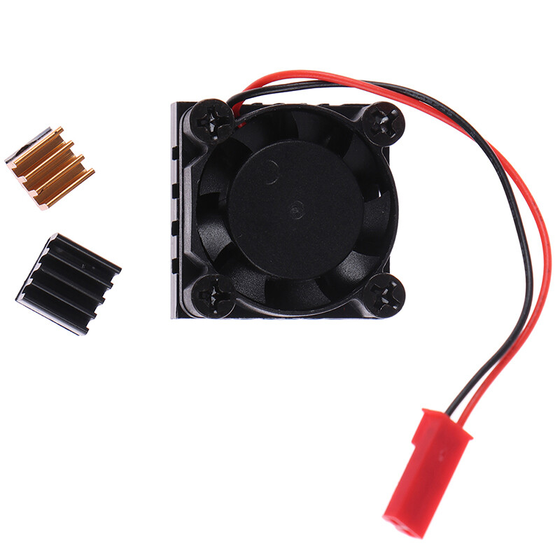 QR Cooling Fan with Aluminum Heatsink Cooling Pad Cooler Kit For Raspberry Pi 4B