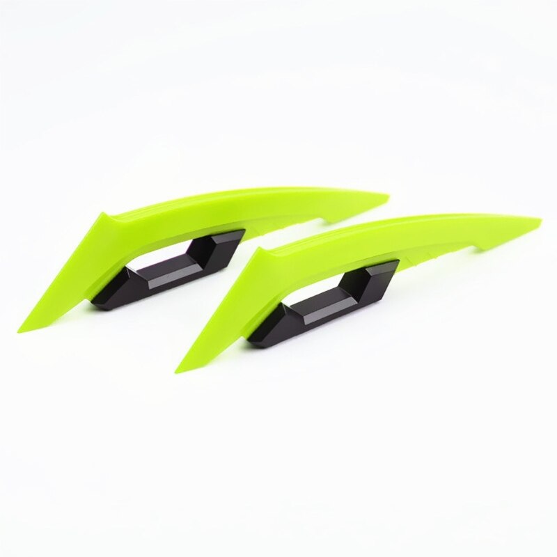 1 Pair Universal Motorcycle Winglet Aerodynamic Spoiler Wing Self-Adhesive Sticker Motorcycle Scooter E-Bikes Decoration