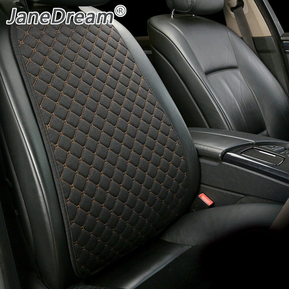 JaneDream【Backrest Only】1PC Brand New Easy Clean Car Seat Backrest Linen for Universal Five-seat Car