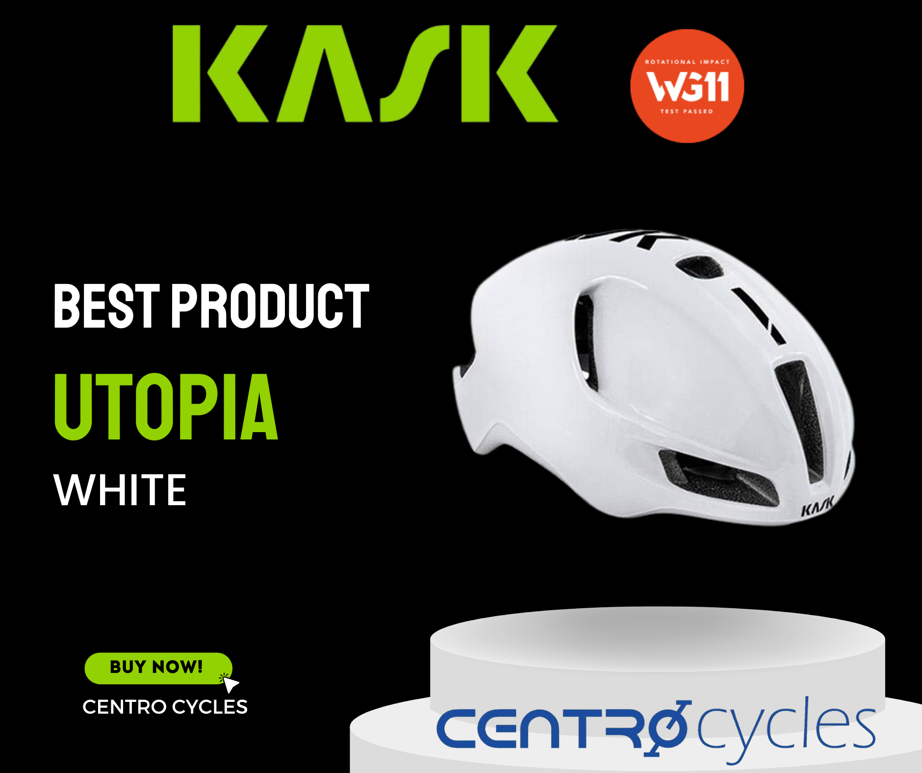 KASK Cycling Helmet (WG11) Utopia (MALAYSIA Sole Distributor) Lazada