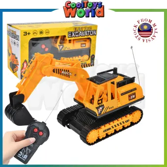 plastic excavator toy