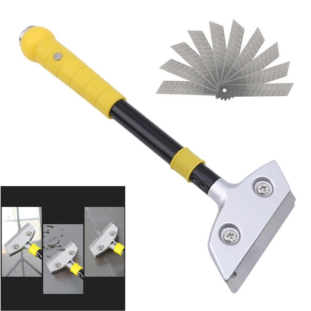 Heavy Razor Blade Scraper,Putty Cutter ,Tile Glass Scraper Remover ...