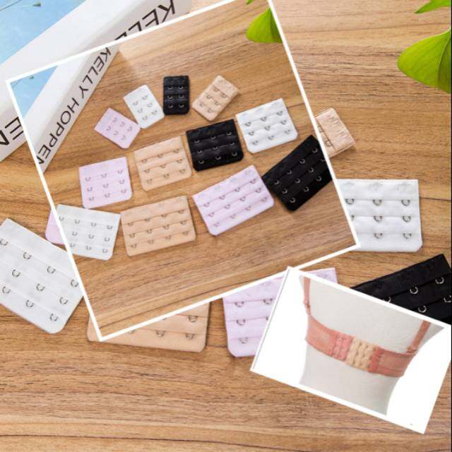 Lizida Dây Nối Áo Ngực Phía Sau, Đồ Lót 3 Hàng Móc 2/3/4 Phụ Kiện Không Dây