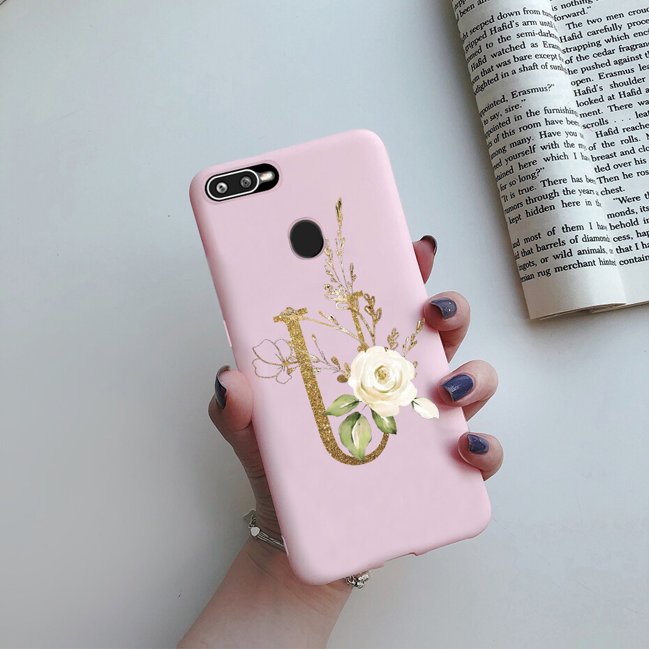 Dành Cho OPPO F9/Realme U1/A7X/F9 Pro Ốp Lưng Ốp Silicon Mềm Chữ Dễ Thương, Ốp Chống Sốc Ốp Điện Thoại