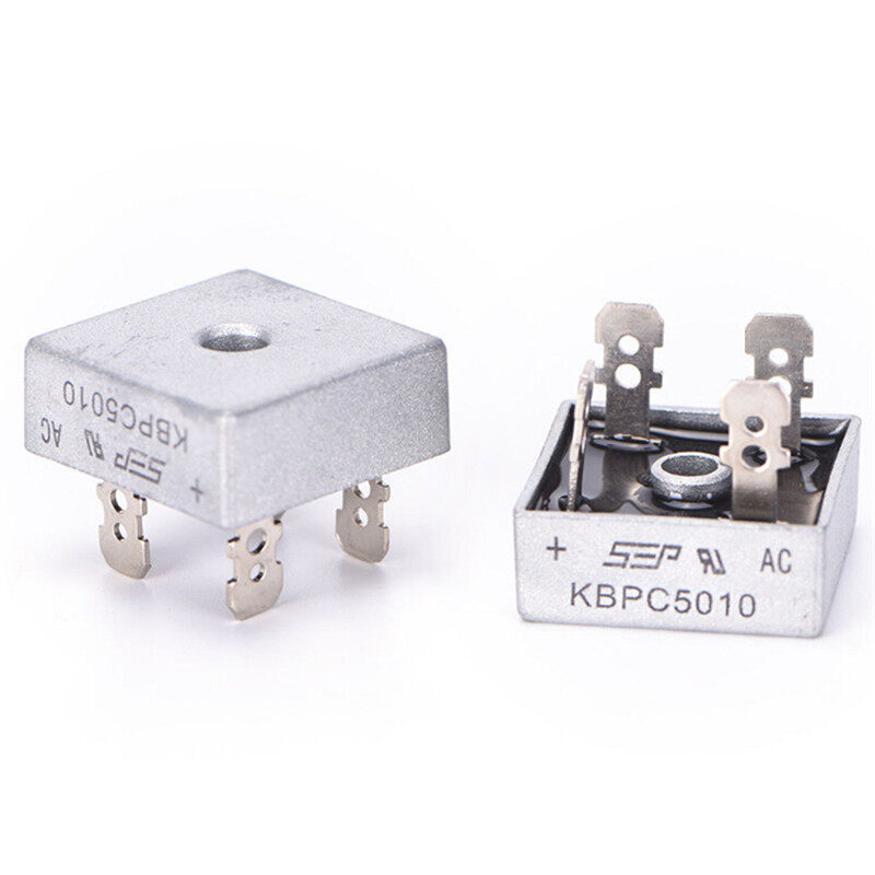 Ruing 50A 1000V Metal Case Single Phases Diode Bridge Rectifier KBPC5010