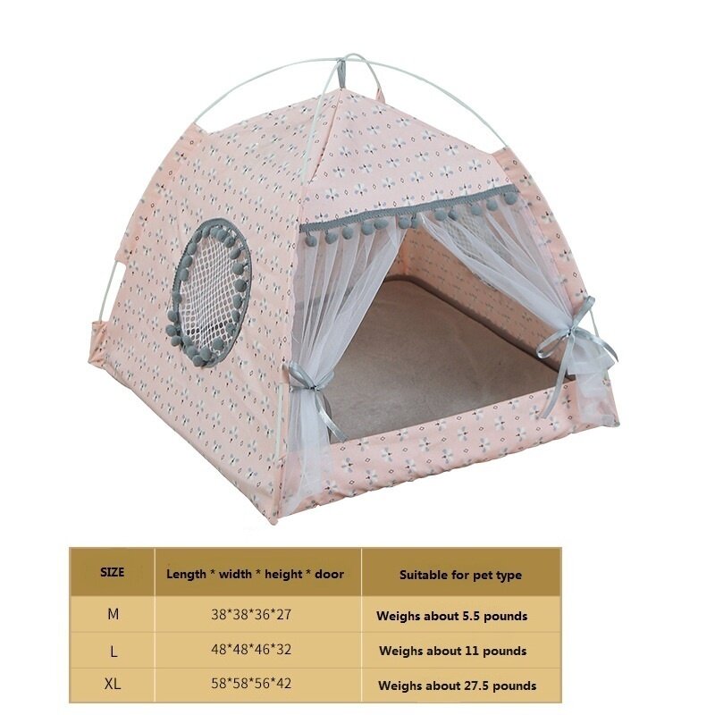 Hundehütte Giường Thú Cưng Chenilchien Giường Nằm Cho Mèo Cưng Ổ Cho Chó Chó Nhỏ Lều Phụ Kiện Cho Thú Cưng Giá Rẻ